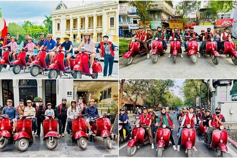Hanoi By Vespa Tours: HISTOIRE + CULTURE + VUE + PLAISIR 2,5 heures