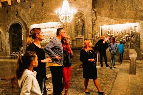 Excursion d'une demi-journée dans la mine de sel de Wieliczka au départ de Cracovie