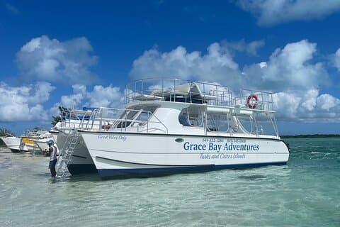 Groep Catamaran 4 uur durende tour koraalrif plezier Iguana eiland avontuur!