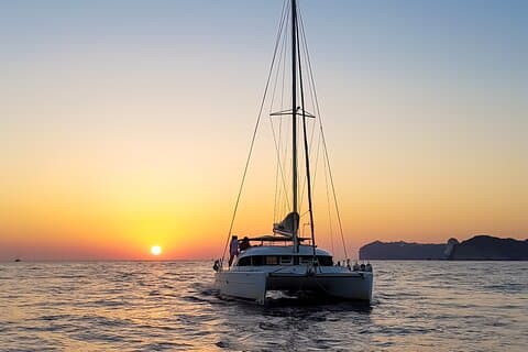 Kissamos Catamaran Relajación al atardecer