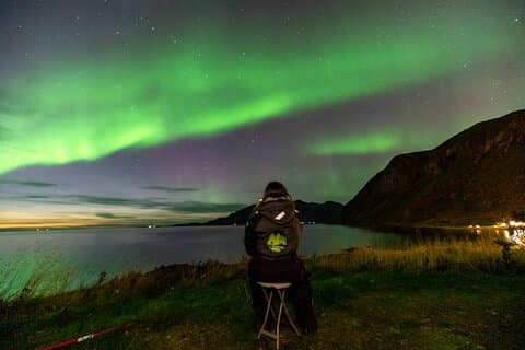 Tromsø Fjordland Aurora Chase Northern Lights by the Arctic Sea