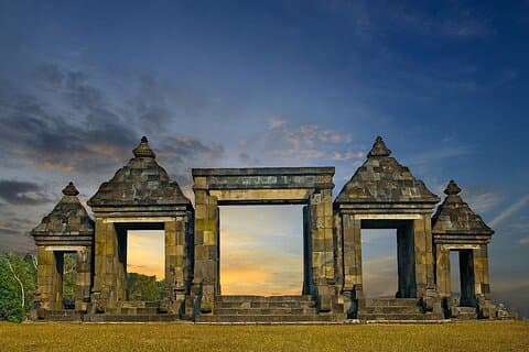 Indonésie : billet d'entrée pour le temple Ratu Boko
