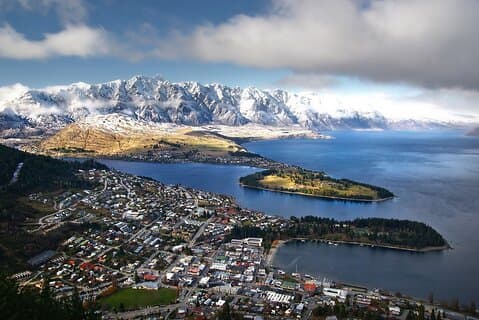 Christchurch till Queenstown Enkel resa via Mt Cook med frukost