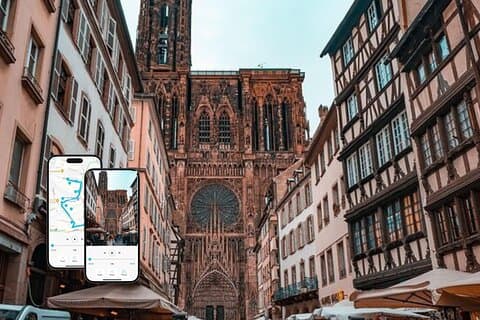Audio Guida Cattedrale di Strasburgo con telefono cellulare