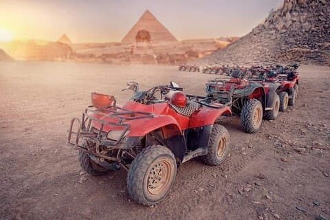 Giza Pyramids & Saqqara & Shopping & Quad Biking With Sunset
