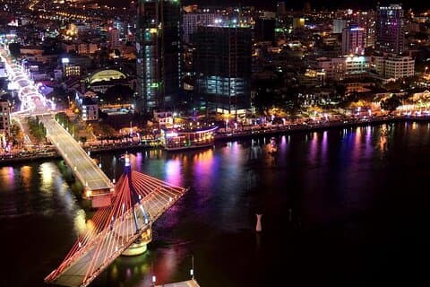 Dragon Bridge, nattmarked og elvecruise: DA Nang Private Tour