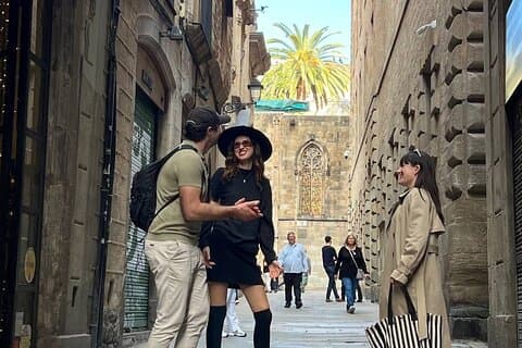 Visite privée à pied de Barcelone : quartier gothique, vieille ville