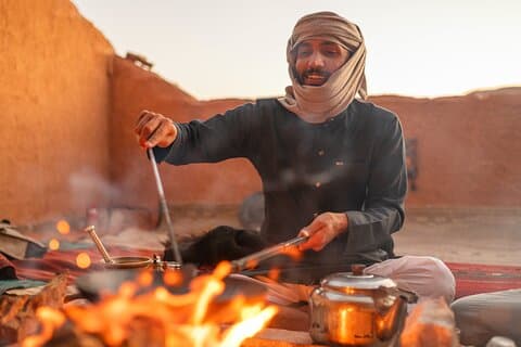 Traditional Bedouin Cooking Experience in the Desert