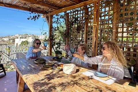 Santorini Private Farm & Village Experience with Local Guide