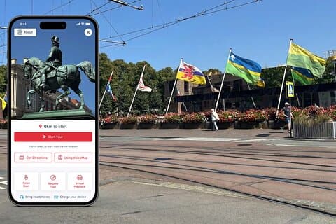 Um tour de áudio autoguiado pelo centro histórico da Haia