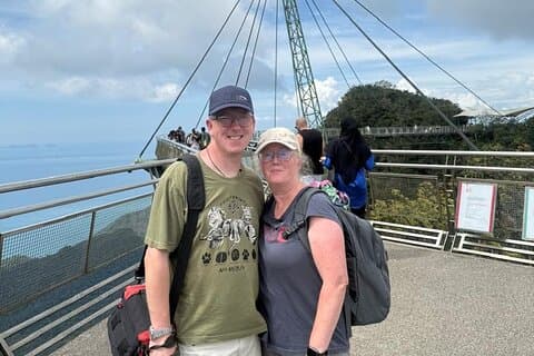 Langkawi Half Day Cable Car Sky Bridge and Waterfall Private Tour