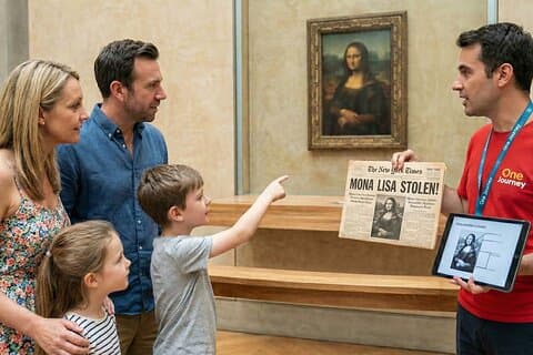 Louvre Art Røverier og skandaler – guidet tur med indgang