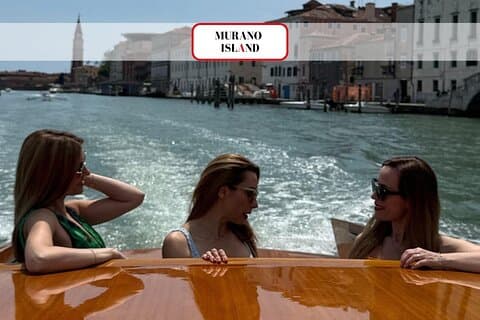 Murano Island Glasblåsning Show - Tillverkad i Italien Konst & Walk