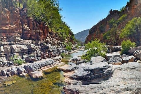 Agadir Aventure in Paradise Valley en zijn natuurlijke zwembaden