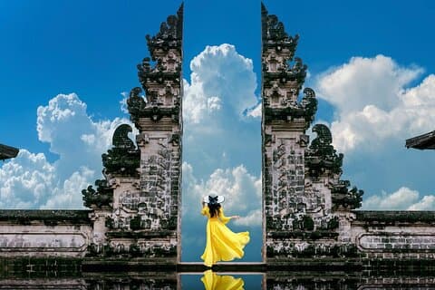 Temple de Lempuyang, cascades et Tegalalang Excursion d'une journée