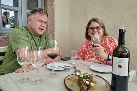 Santorini Private Wine Tasting Tour with Greek Lunch