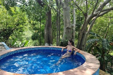 Sources thermales volcaniques, massage des pieds, Tequila & Mex BBQ