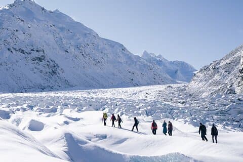 Mount Cook : 3 - Escursione in Elicottero sul Ghiacciaio Tasman