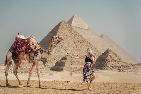 Top Rated Giza Pyramids,Sphinx,Camel ride,lunch & inside pyramids