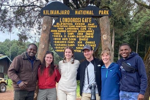 Kilimanjaro Day Hike via Lemosho Route Full Day Experience