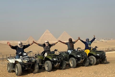 Promenade en quad des pyramides de Gizeh avec vue sur le désert 2026