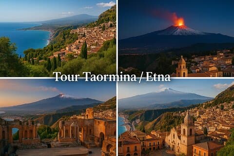 Excursión privada de un día al Etna y Taormina desde Palermo