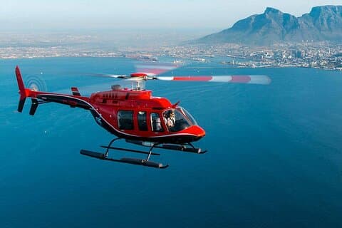Tour panoramico in elicottero di Robben Island