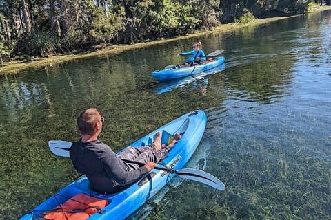 Crystal River Single Kayak Rental | 2 Hour | See The Manatees!