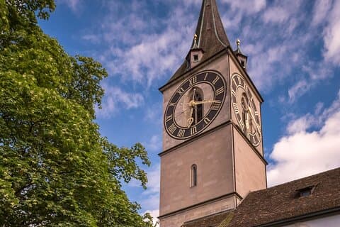Zurich historiske gamlebyen lyd selvguidet tur
