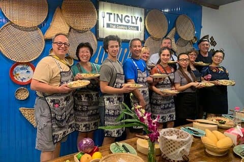 Bangkok Tingly Thai matlaging skole halvdags opplevelse