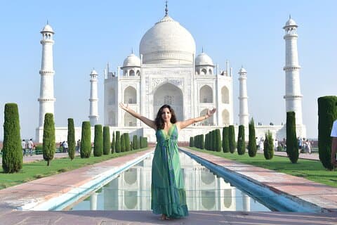 Taj Mahal, Agra Fort og Baby Taj Privat tur fra Delhi / Agra