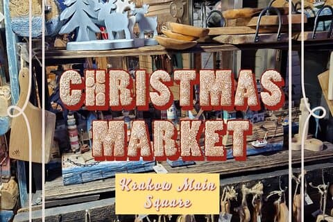 Krakau : Kerstmarkttour met eten proeven
