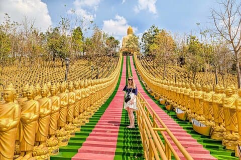 Ein Tag in Putkiri Pagode Phnom Chisor und Taprohm Bati Tempel