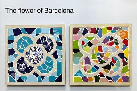 Guia “Flower of Barcelona” Panot Forma de Mosaico Workshop 2 horas