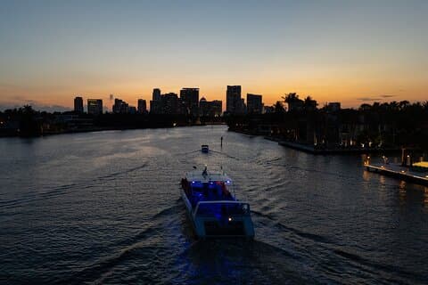 Croisière au coucher du soleil à Fort Lauderdale Venise d'Amérique