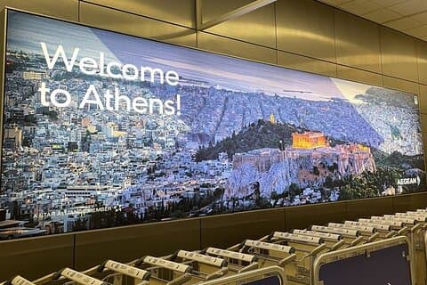"Quick Athens Highlights Tour : Transfers van luchthaven of cruiseschip"