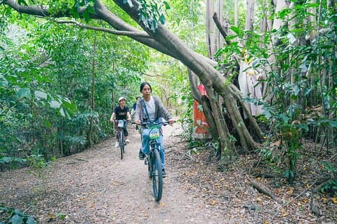 バンコクグリーンオアシスネイチャーバイクツアー