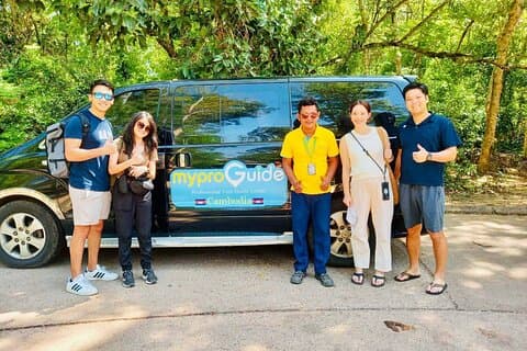 Excursion d'une journée à Battambang au départ de Siem Reap avec train en bambou et grotte aux chauves-souris