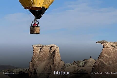 3 dager Cappadocia tur fra Istanbul med Cave Hotel og Balloon Ride