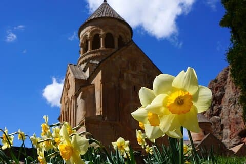 Armenien: Noravank kloster och Jermuk Jeep tur till gejsrar