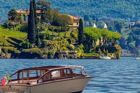 Villa del Balbianello Fælles bådtur med billetter fra Bellagio