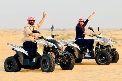 Abu Dhabi Desert Safari met 30 minuten ATV fietstocht