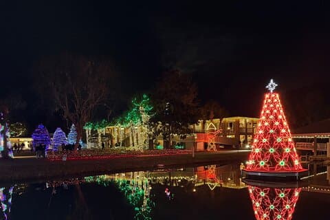 Festival delle Luci di Charleston con trasporto per piccoli gruppi