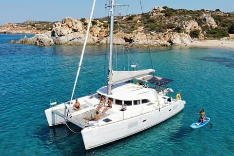 Catamaran Tour from La Caletta near Olbia – Experience Sardinia’s Coast