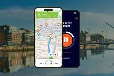 Audioguidet byvandring i Dublin: 3 timer og 45 minutter og 20 lydkommentarer