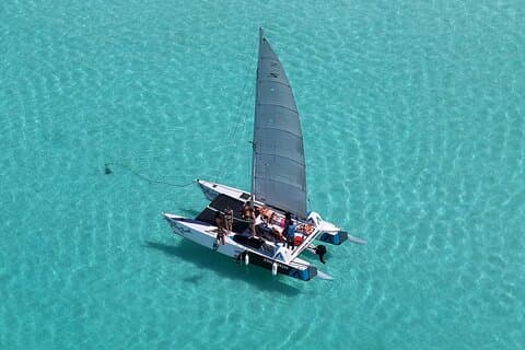 Bacalar Lagoon Private Catamaran Lunch and Drinks from Costa Maya