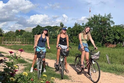 Small Group Countryside, Sunset, Siem Reap; Bike Tours & Picnic