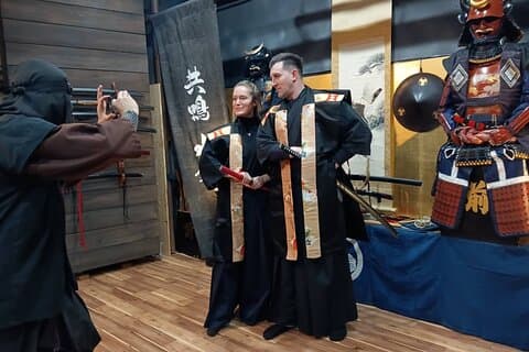Tokyo Samurai Ninja Ritual with Suzak, Head of the Musashi Clan