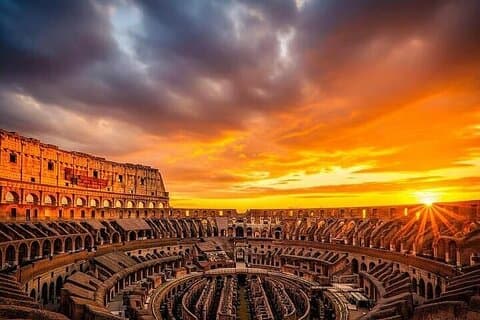 Colosseum Night Tour Experience Arena & Underground.