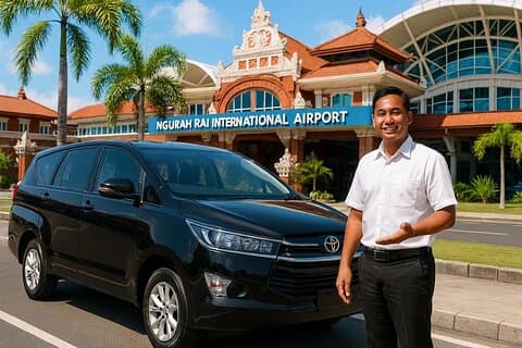 Bali flygplats till Ubud Hotel - privat biltransfer